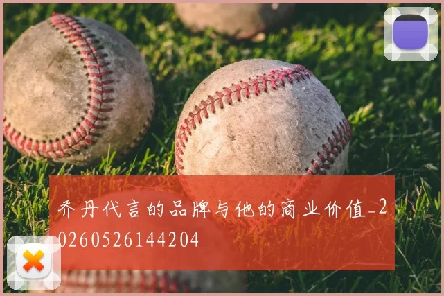 乔丹代言的品牌与他的商业价值_20260526144204